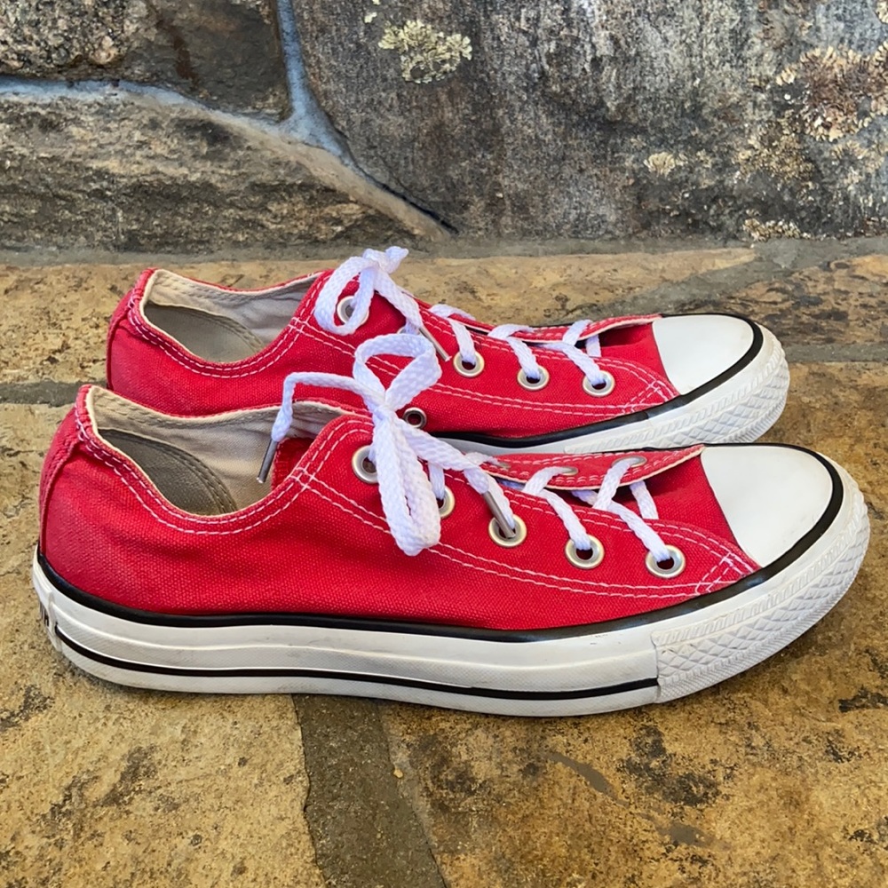Red Converse All Star Sneakers